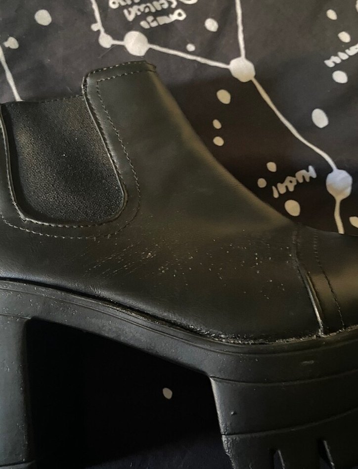 Gotik topuklu bot - Görsel 5