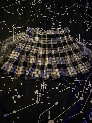 Ekose etek y2k/gothic/punk