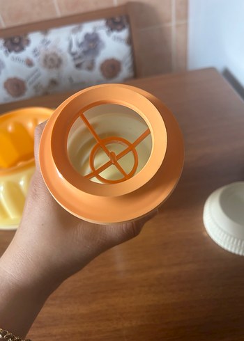 Sarı Pastel Plastik Mutfak Seti - Görsel 5