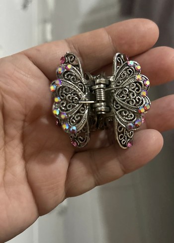 Siyah Boncuklu Kadın Saç Aksesuarları Seti - Görsel 3