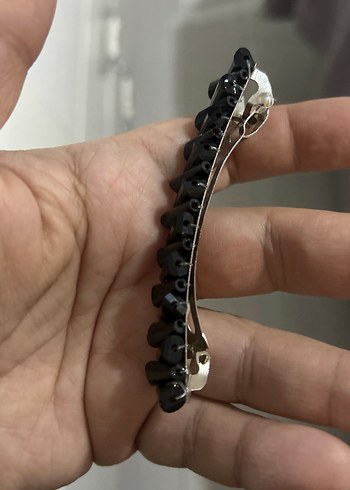 Siyah Boncuklu Kadın Saç Aksesuarları Seti - Görsel 8