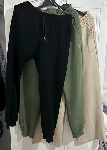 Kadın Pamuklu Salaş Sweatpantler - Görsel 2