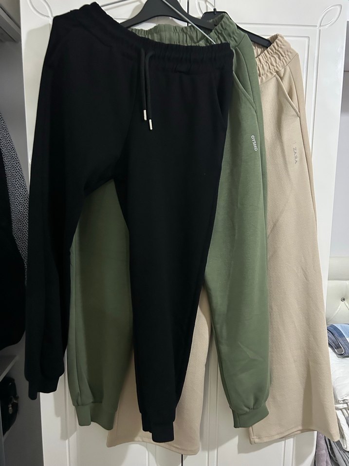 Kadın Pamuklu Salaş Sweatpantler - Görsel 2