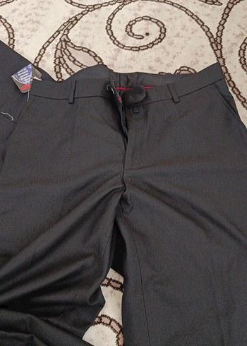 Erkek Siyah Pilili Normal Kesim Pantolon adet fiyatı - Görsel 2