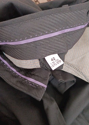 Erkek Siyah Pilili Normal Kesim Pantolon adet fiyatı - Görsel 4