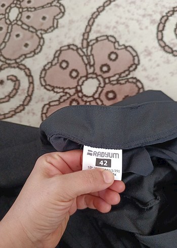 Erkek Siyah Pilili Normal Kesim Pantolon adet fiyatı - Görsel 5