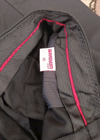 Erkek Siyah Pilili Normal Kesim Pantolon adet fiyatı - Görsel 3