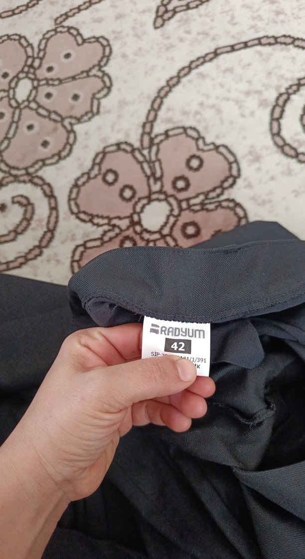 Erkek Siyah Pilili Normal Kesim Pantolon adet fiyatı - Görsel 5