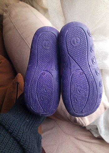 Kız Çocuk Pembe Baskılı Sıcak Ev Terliği - Görsel 2