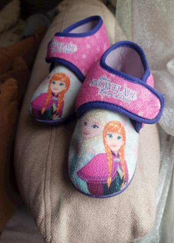 Kız Çocuk Pembe Baskılı Sıcak Ev Terliği - Görsel 5