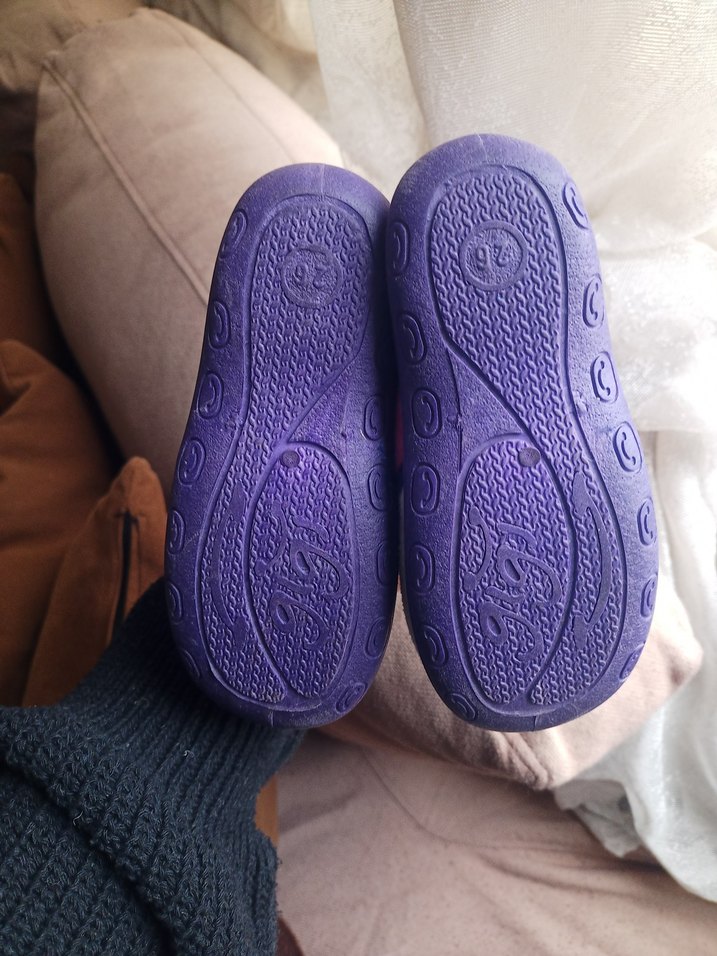 Kız Çocuk Pembe Baskılı Sıcak Ev Terliği - Görsel 2