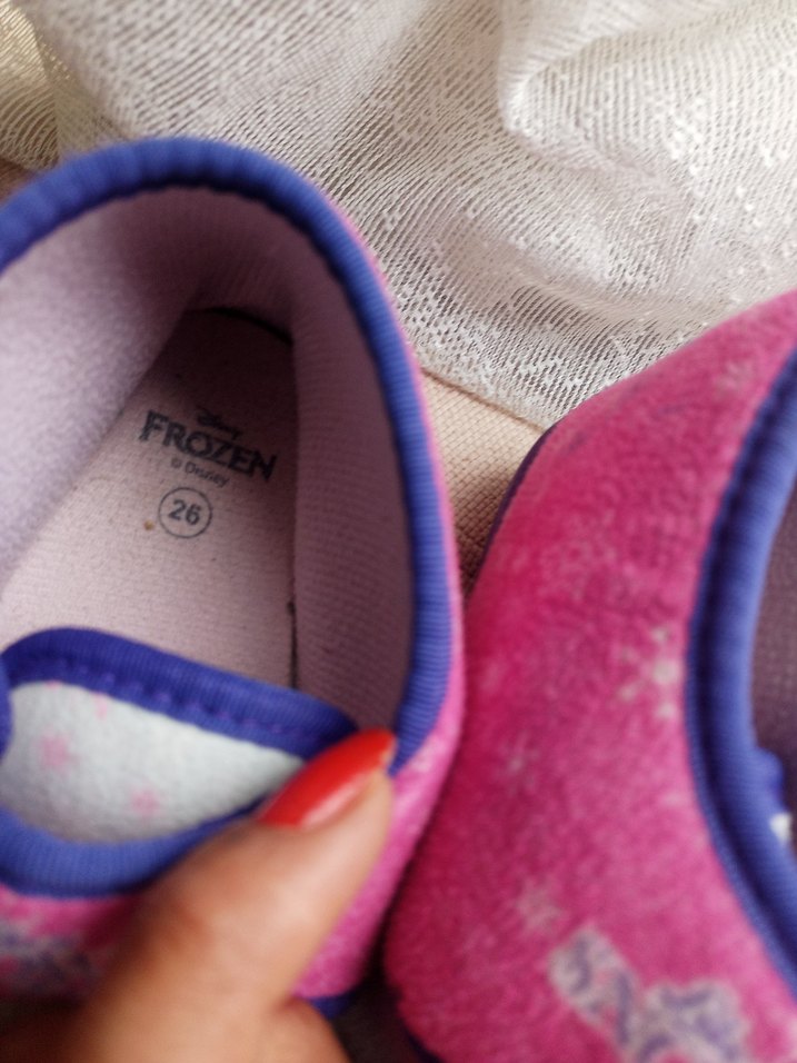 Kız Çocuk Pembe Baskılı Sıcak Ev Terliği - Görsel 3