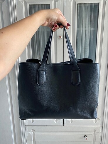  Beden siyah Renk Stradivarius Bölmeli Tote Çanta