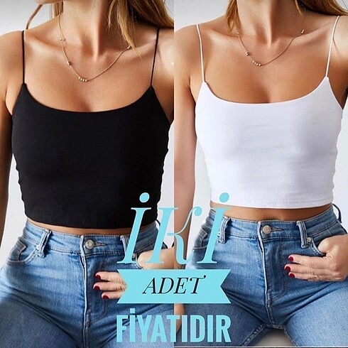 siyah beyaz crop m beden
