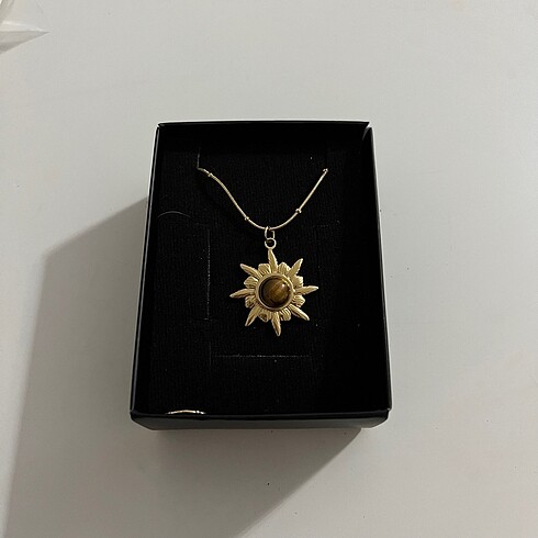 Gold Güneş Kolye