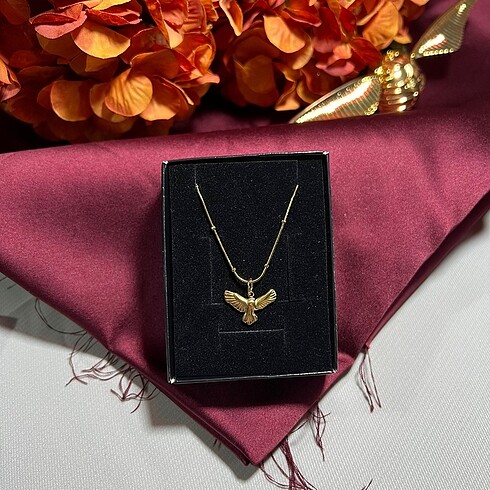 Gold Kuş Kolye