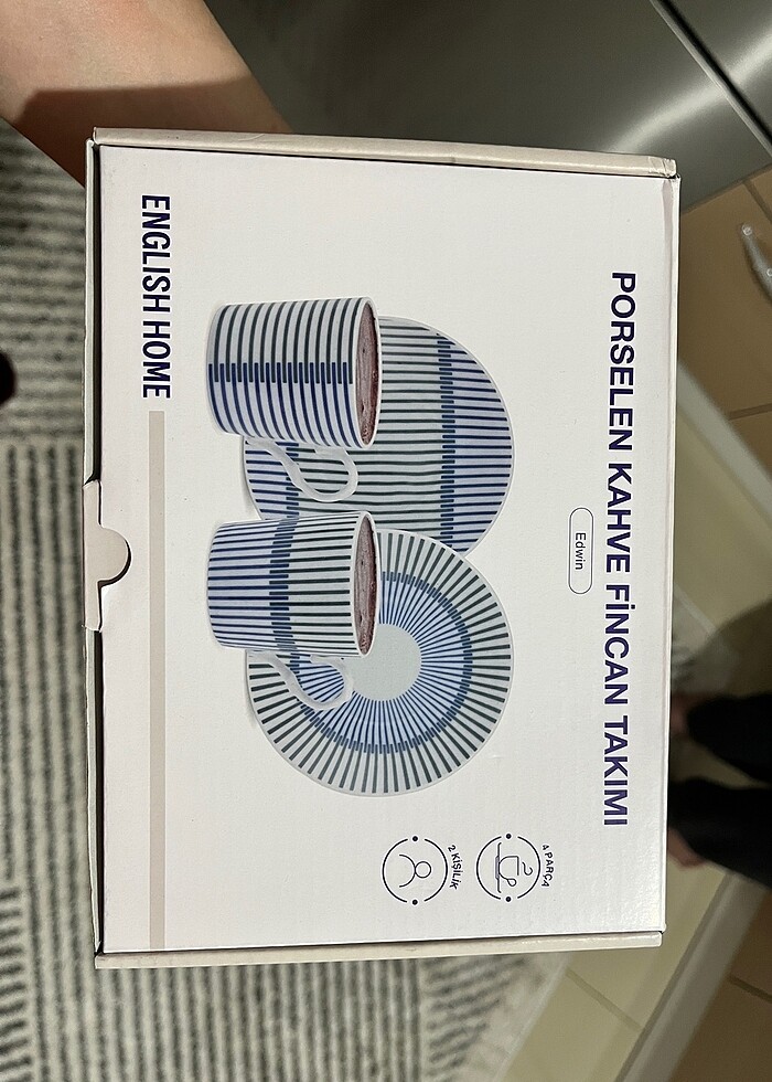 English home fincan 4 parça 2 kişilik - Görsel 3