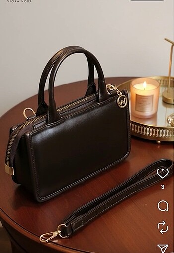 Kahverengi kalıp çanta - Görsel 2