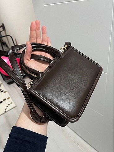 Kahverengi kalıp çanta - Görsel 3