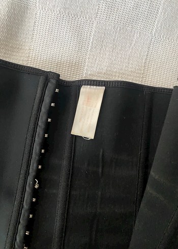 Siyah Fitted Hem Midi Hem Korsesi - Görsel 2