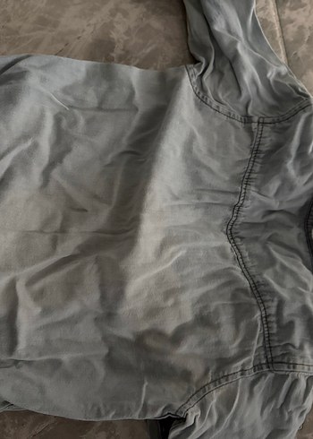 Düğmeli Gri Denim Erkek Çocuk Gömlek - Görsel 3