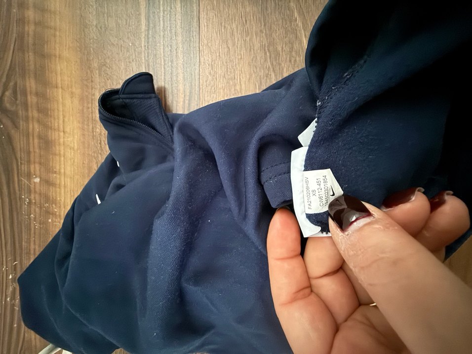 Lacivert Yarım Fermuarlı Sweatshirt - Görsel 3