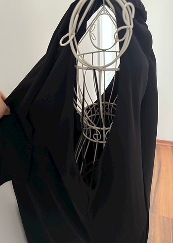 Kadın Siyah Yüksek Yakalı Elbise - Görsel 3