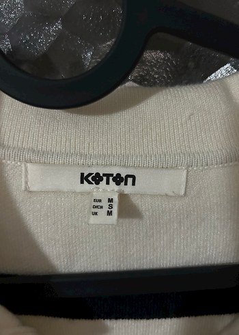 Çizgili Pamuklu Kolsuz Triko Süveter - Görsel 4