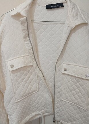 Zara beyaz Bomber ceket
