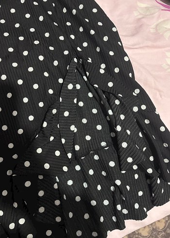 trendyolmilla puantiyeli midi elbise - Görsel 2