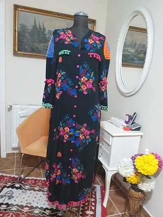  butik yazma tasarım elbise