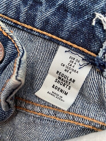 Bershka kısa kot şort