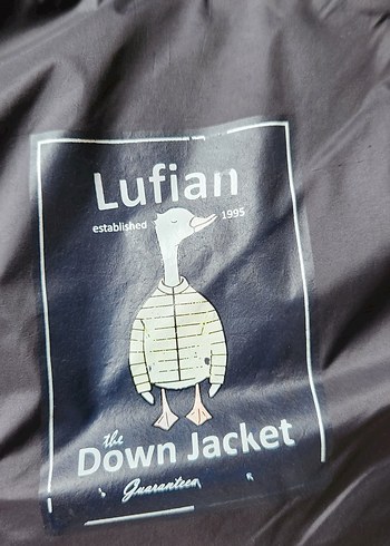 Lufian Erkek Haki Renk kaz tüyü mont