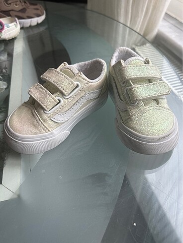 20 Beden beyaz Renk Kız bebek vans spor ayakkabı