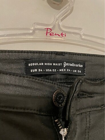 34 Beden Stradavarius Deri Skinny pantolon