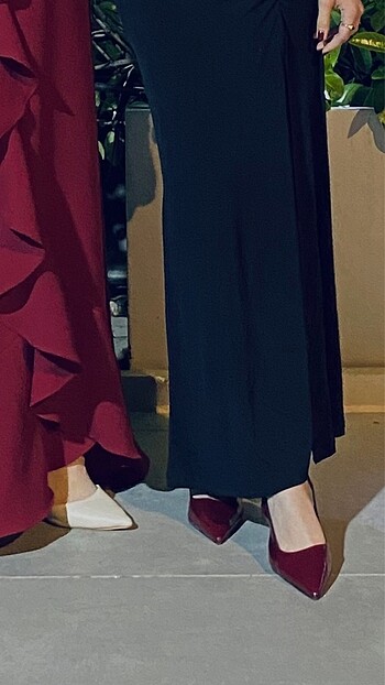 Diğer Bordo Topuklu ayakkabı
