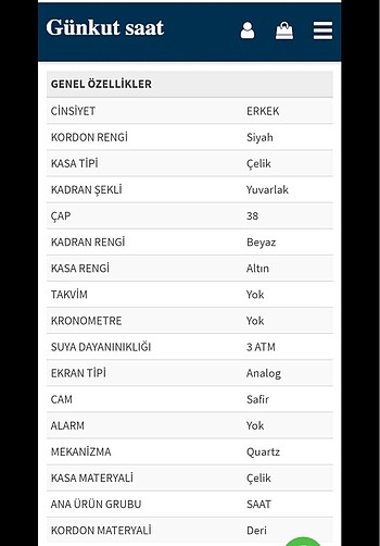  Beden siyah Renk Tissot saat orjinal ambalajından çıkmadı