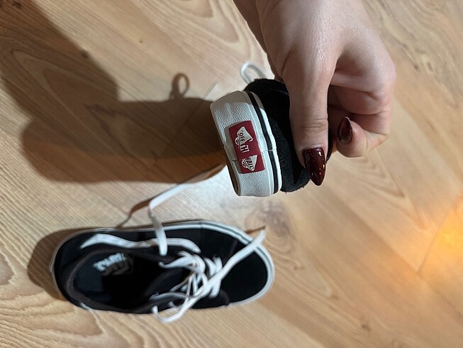 38 Beden siyah Renk Vans Spor Ayakkabı