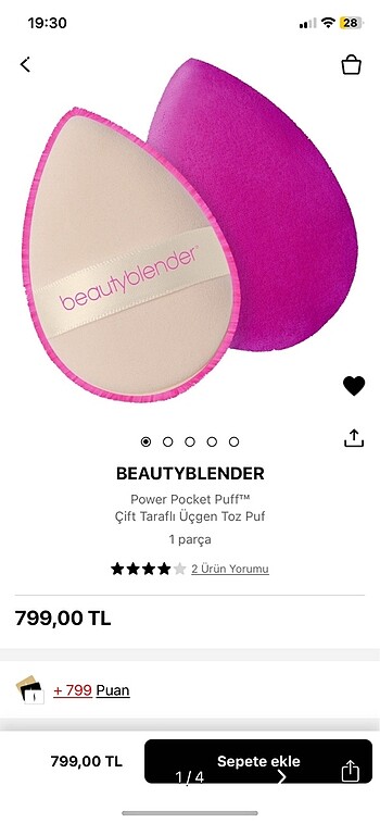 BEAUTY BLENDER ÇİFT TARAFLI PUF SÜNGER