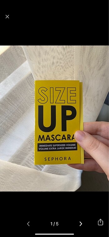 SEPHORA SIZE UP SAMPLE BOY MASKARA