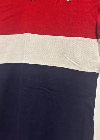 m Beden Tommy Hilfiger Kırmızı V Yaka Spor Elbise