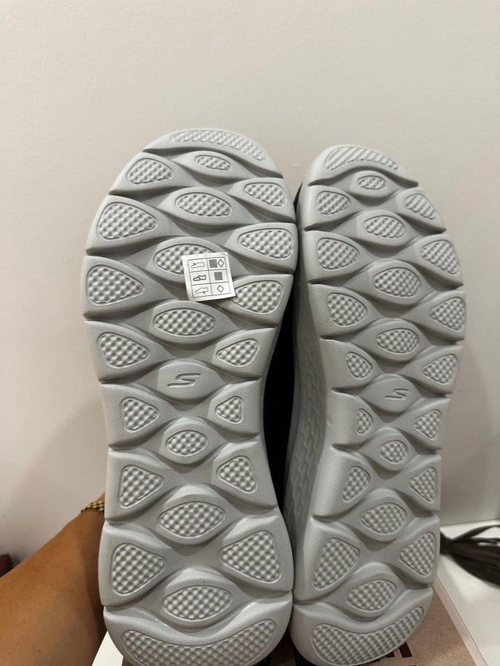 Skechers Gri Erkek Spor Ayakkabı Velcro Detaylı - Görsel 3