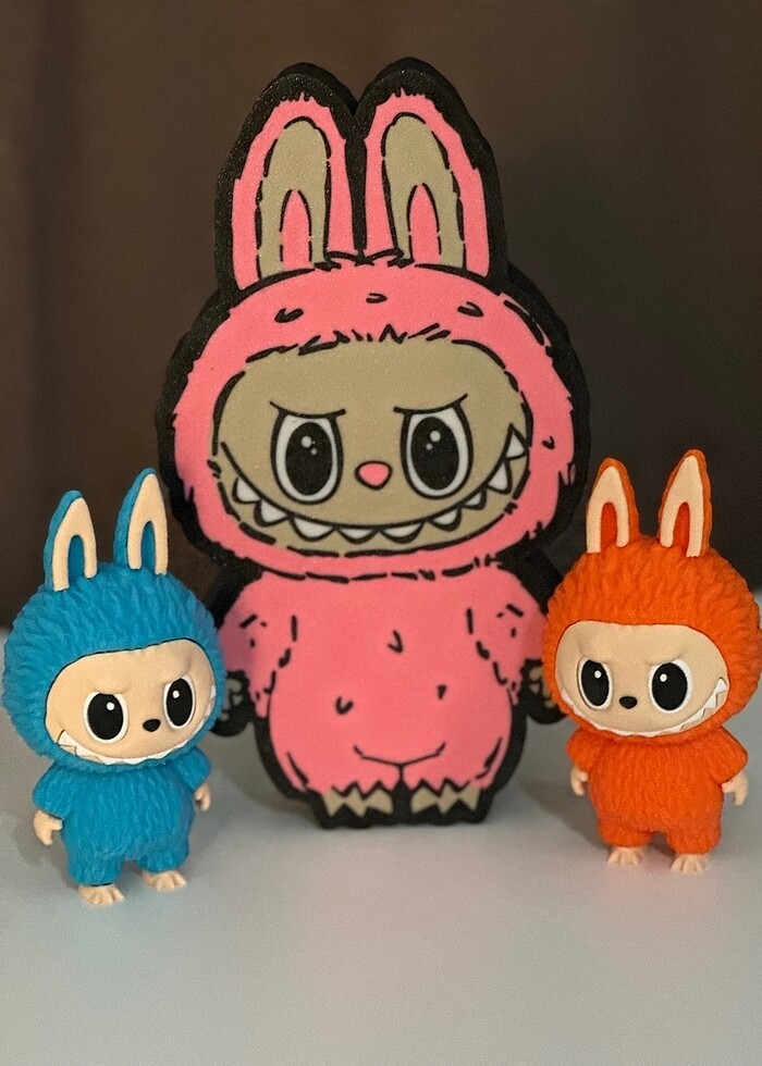 24 cm labubu gece lambası - Görsel 3