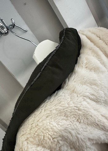 Neteork yeşil Kadın Midi Kaban, Kürklü Kapüşonlu, Salaş Kesim - Görsel 9