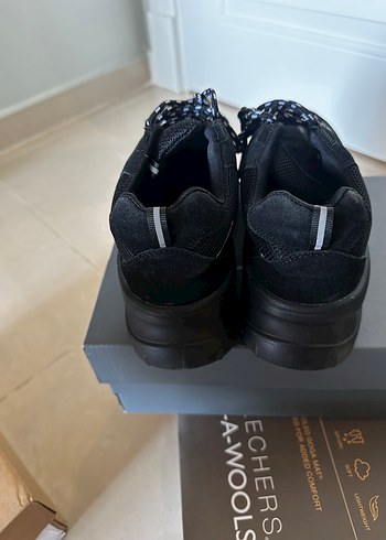 Derimod Siyah Platform Topuklu Bağcıklı Kadın Spor Ayakkabı - Görsel 4