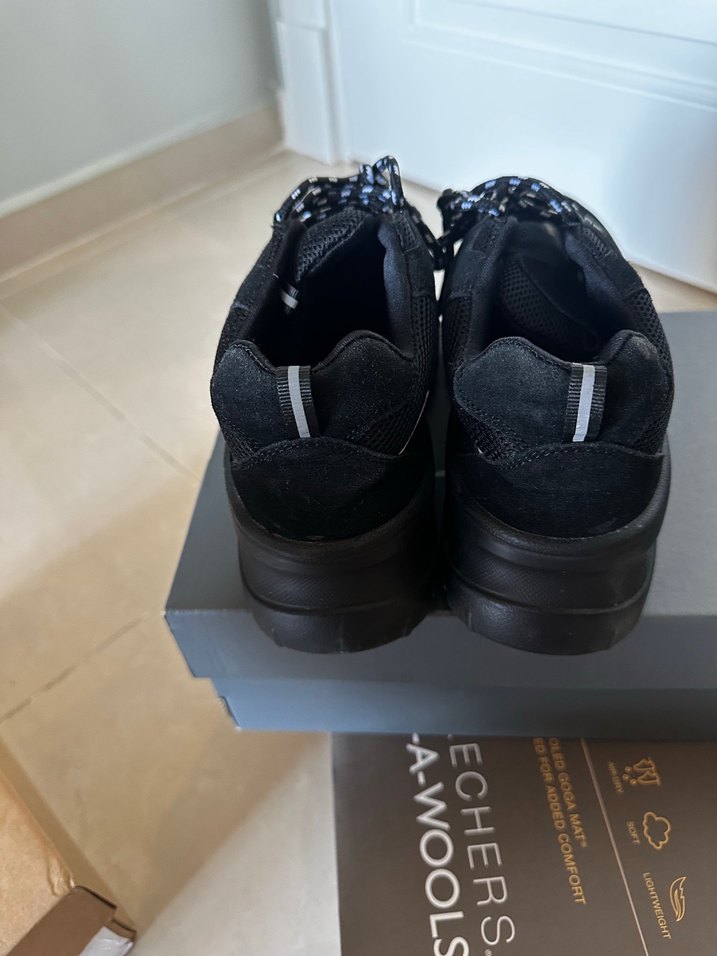 Derimod Siyah Platform Topuklu Bağcıklı Kadın Spor Ayakkabı - Görsel 4