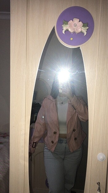 Pembe ceket
