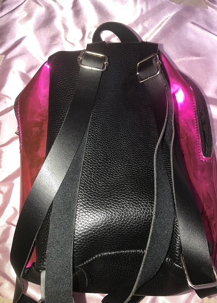 Pembe fosfor çocuk çantası - Görsel 3