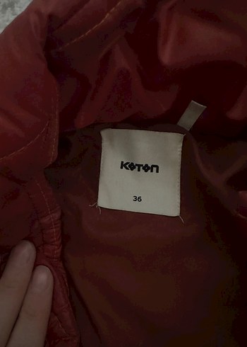 Düğmeli Turuncu Midi Kadın Mont - Görsel 6