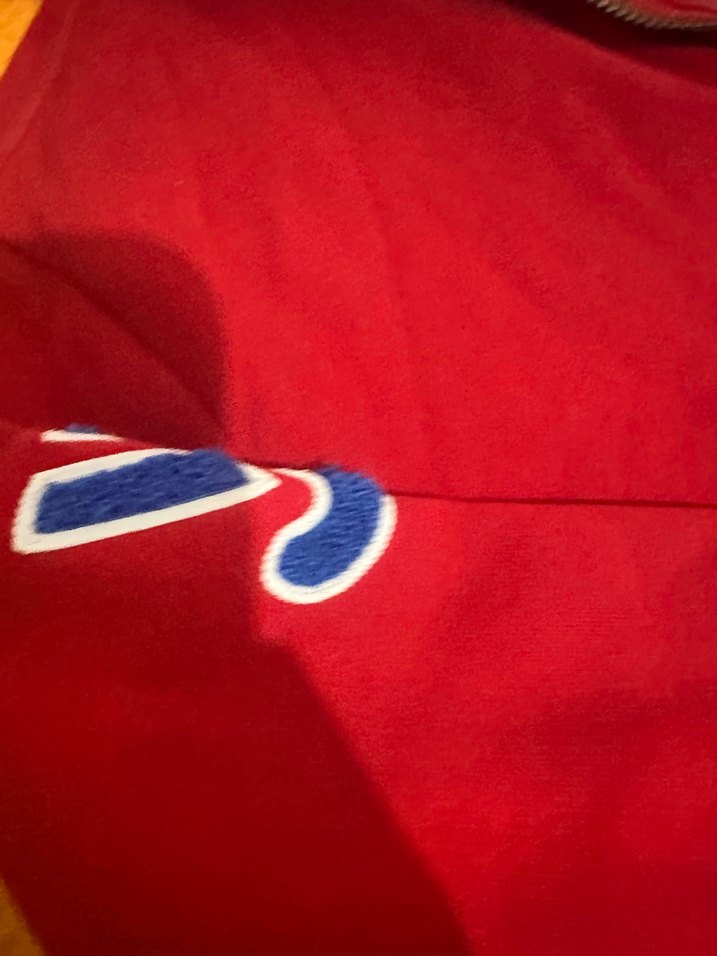 Fermuarlı Kırmızı Sweatshirt - Görsel 4